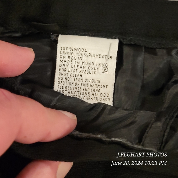 Vintage 100% Wool Lined Skirt Missing Brand Tag 1970's - Picture 10 of 15